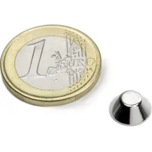 Íman Neodymium (NdFeB) cónico N45 Ø10-5x4mm