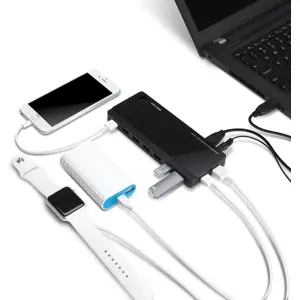 Hub USB 3.0 de 7 portas com 2x USB de alimentação (2.4A)