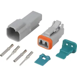 Conjunto de fichas DT macho+hembra 2 pines Size 16 (0.5..2.5mm²)