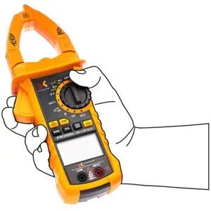 Pinça amperimétrica (1000Aac/dc 750Vac 1000Vdc 60MΩ Cap. Hz/% T-RMS Auto-Range Min/Max NCV)