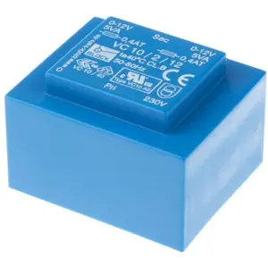 Transformador encapsulado para PCB 230VAC/12V+12V 10VA
