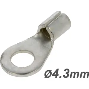 Terminal de olhal não isolado (1.5-2.5mm²) M4 Ø4.3mm