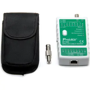 Probador de cables de red RJ/BNC con detector sin contacto