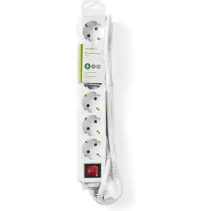 Bloque de 6 tomas con interruptor - cable (3x1.5mm²) 1.5m