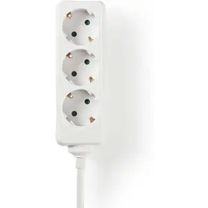 Bloque de 3 tomas - cable (3x1.5mm²) 5.0m