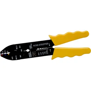 Alicate de cravar terminais isolados 1.5-6.0mm² c/ descarnador e cortador