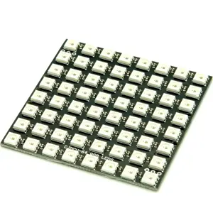 Módulo matriz quadrado RGB de 64 LEDs (8x8) WS2812
