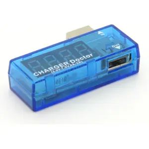 Medidor de tensão e corrente USB (voltímetro+amperímetro) - Charger Doctor