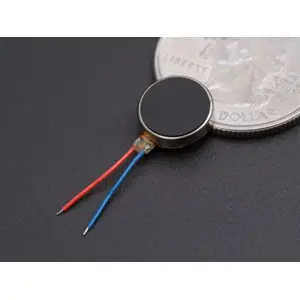 Mini Motor de vibração de pastilha 3v - Ø10x2mm