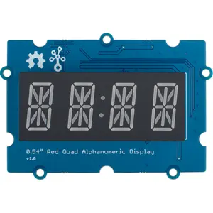 Módulo Grove - Display alfanumérico (14 segmentos) Quad vermelho 0.54''