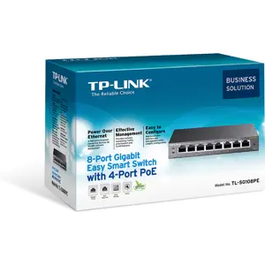 Switch 8P (4PoE+) Gigabit Easy Smart