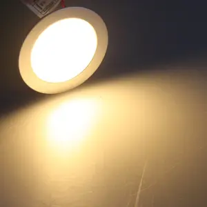 Downlight LED 12V 0.5W 45lm 3000K (branco quente) Ø55x10mm (Ø46) IP67 - Alumínio Mate