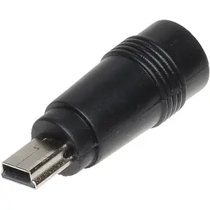 Adaptador de CC macho ø5.5x2.1mm a Mini-USB