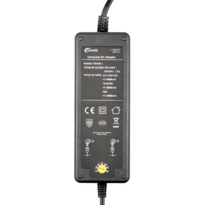 Fonte de alimentação 6..16VDC, máx. 5000mA 56W, c/ 6 adaptadores