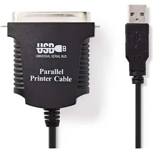Cabo USB 2.0 A macho - Centronics 36pin macho - 2.0m - preto
