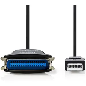 Cabo USB 2.0 A macho - Centronics 36pin macho - 2.0m - preto