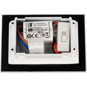 Luminaria LED de empotrar en pared 230VAC 5W 450lm CCT (3000/4000/6000K) IP66 38º - Blanco