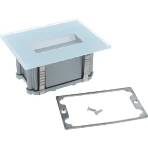 Luminaria LED de empotrar en pared 230VAC 5W 450lm CCT (3000/4000/6000K) IP66 38º - Blanco