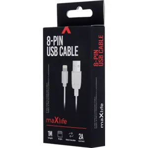 Cabo USB-A - Lightning 2.0A - branco - 1.0m
