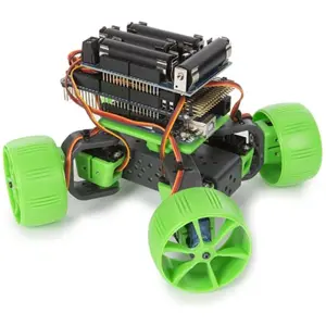 Conjunto de 2 rodas + servo-motores para Robot ALLBOT