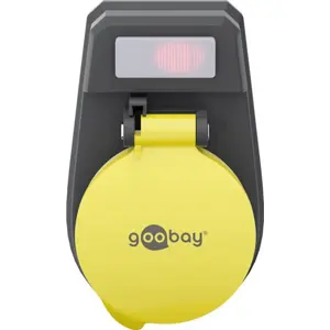 Tomada de protecção de corrente Schuko 3680W p/ exterior IP44