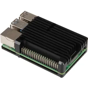 Caixa em alumínio resistente para Raspberry Pi 4