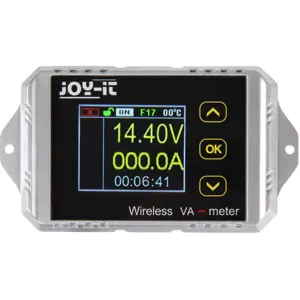 Medidor digital multifunções c/ display sem fio (0..100VDC 1..100A)