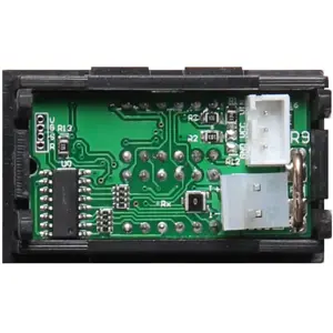 Medidor digital de tensión y corriente (0..100VDC /0..10A) - de panel