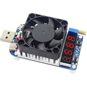 Resistência de carga USB electrónica 35W ajustável