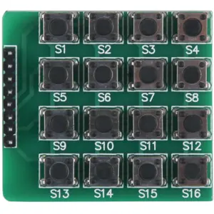 Matriz de 16 botões miniatura PCB 4X4