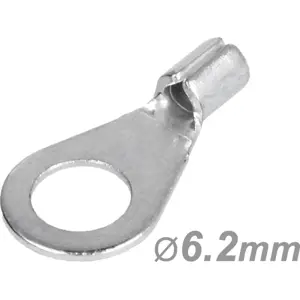 Terminal de olhal não isolado (1.5...2.5mm2) M6 Ø6.2mm