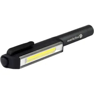 Gambiarra LED COB 3W 200lm compacta rotativa 180º de alumínio c/ íman