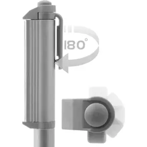 Gambiarra LED COB 3W 200lm compacta rotativa 180º de alumínio c/ íman