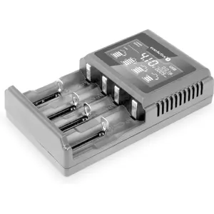 Cargador profesional de multi-baterías NiMH/Li-ion/Li-FePO4 con LCD y USB