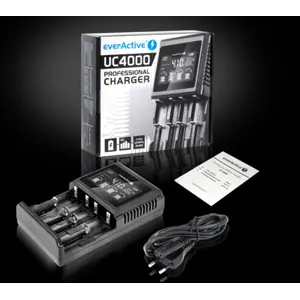 Cargador profesional de multi-baterías NiMH/Li-ion/Li-FePO4 con LCD y USB