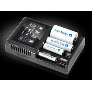 Cargador profesional de multi-baterías NiMH/Li-ion/Li-FePO4 con LCD y USB