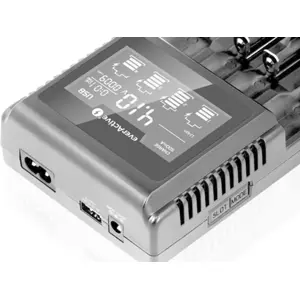 Cargador profesional de multi-baterías NiMH/Li-ion/Li-FePO4 con LCD y USB