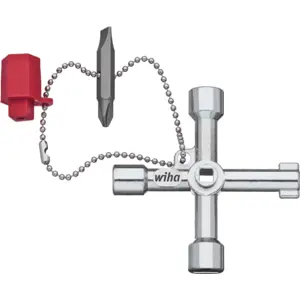 Chave de armário de distribuição - 5 funções 76x76mm