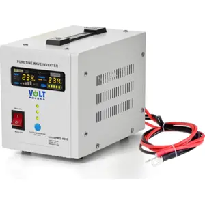 Inversor 12VDC ➝ 230V onda sinusoidal pura 800VA 500W c/ função de UPS - Volt Polska sinusPRO-800E