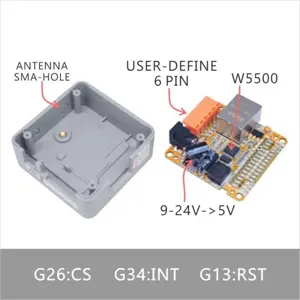 Módulo de desenvolvimento LAN c/ WiFi e Bluetooth (W5500 V1.2)