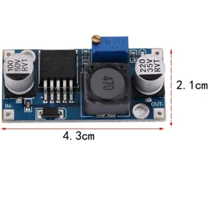 Conversor step down Uin: 4..35V Uout: 1.2..30V 3A (LM2596)
