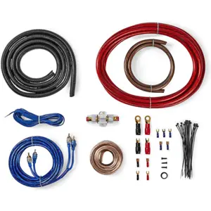 Kit de instalação de amplificador para auto-rádio 1200W