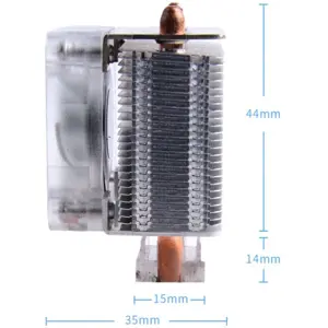 Dissipador c/ ventoinha ICE TOWER para Raspberry Pi 3B/3B+/4B
