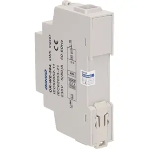 Medidor digital de consumo de energia para calha DIN (monofásico) 1000 imp/kWh 80A [RS485]