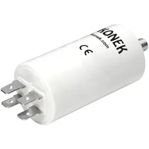 Condensador para motor 15uF 450V Ø38x77mm - c/ terminais M8