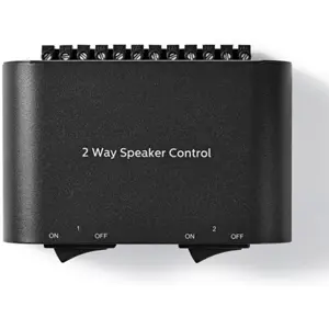 Controlador de altifalantes de 2 pares (2x L+R) - [ligações parafuso]