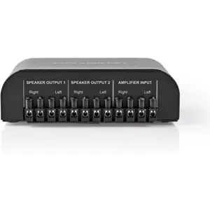 Controlador de altifalantes de 2 pares (2x L+R) - [ligações parafuso]