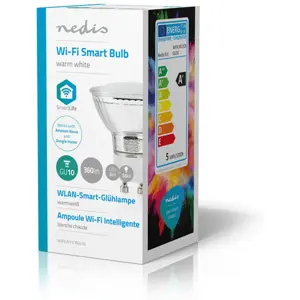 Lámpara LED GU10 Smart WiFi 2700K 5W 360lm
