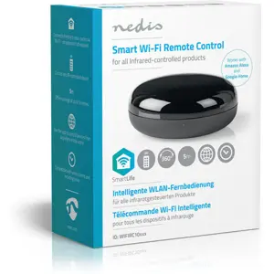 Estação Controlo Remoto IR universal Mini 360º (compatível c/ Tuya) SmartLife