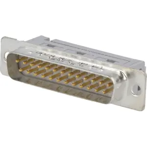Ficha D-sub IDC 25 pinos macho para flat-cable